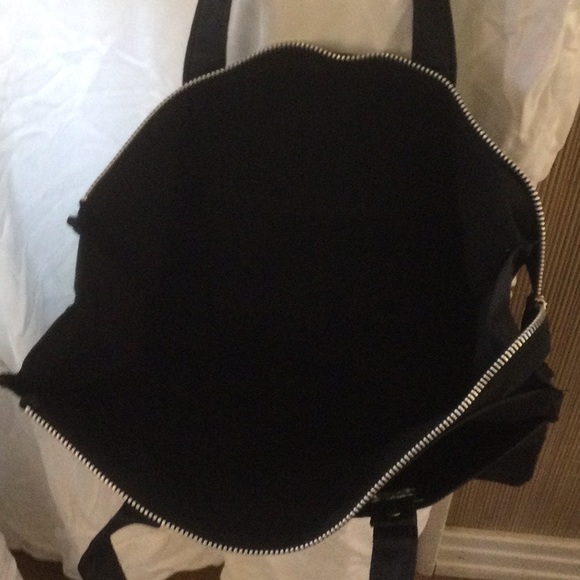 St Moritz Black with Logo Large Handbag/Bookbag/Laptop/Overnight Bag - Picture 5 of 11